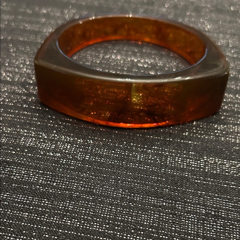 Amber Square Bangle Bracelet